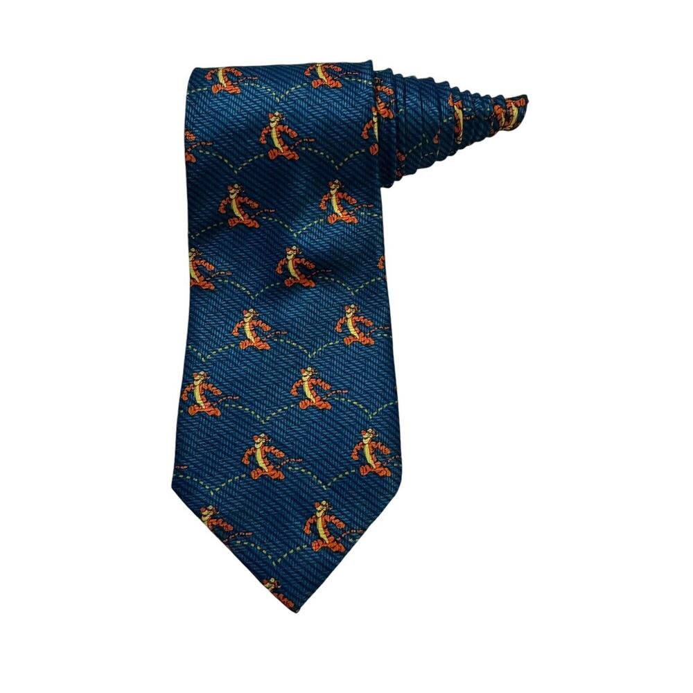 Disney Winnie The Pooh Bouncing Tigger Cartoon Vintage Novelty Necktie